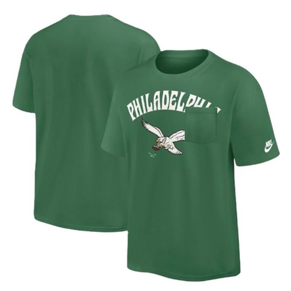 NIKE PHILADELPHIA EAGLES KELLY GREEN MAX 90 SHORT SLEEVE FASHION T SHIRT